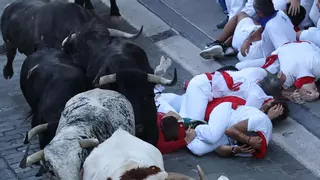 El caravaqueño Antonio García, herido en el encierro de San Fermín