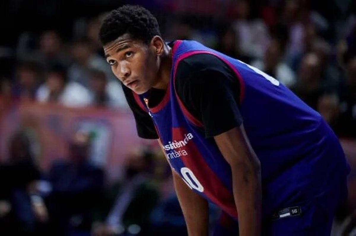 Dabone solo cuenta con 13 años pero muchas miradas ya se han puesto en el azulgrana desde Estados Unidos // FCB