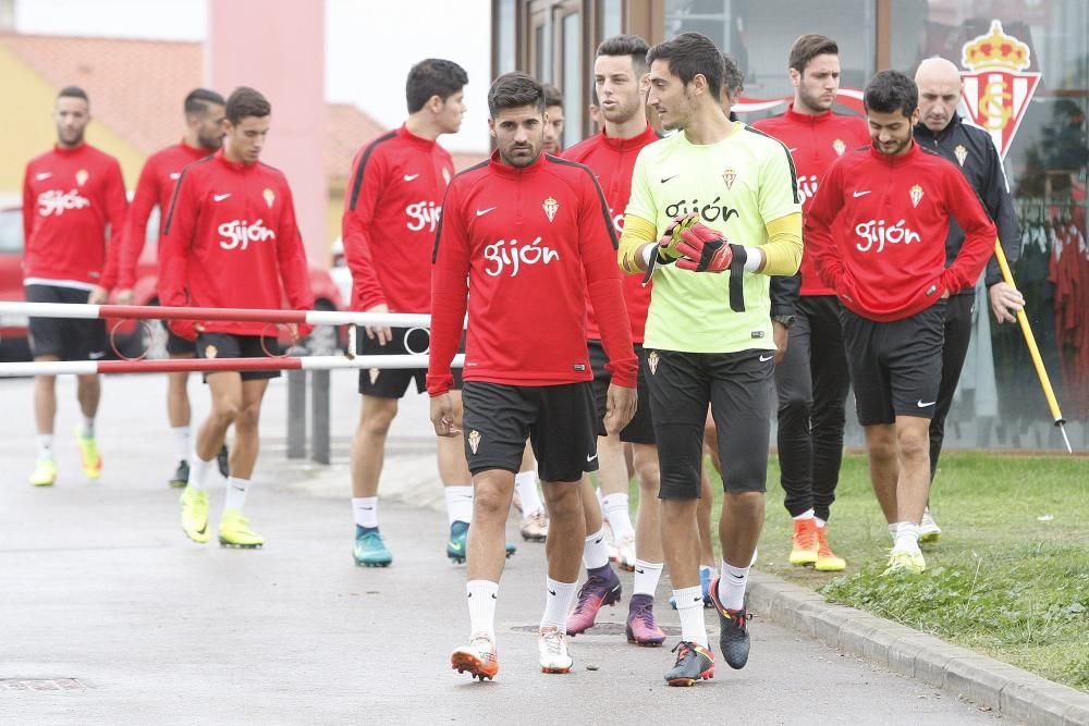 Entrenamiento del Sporting