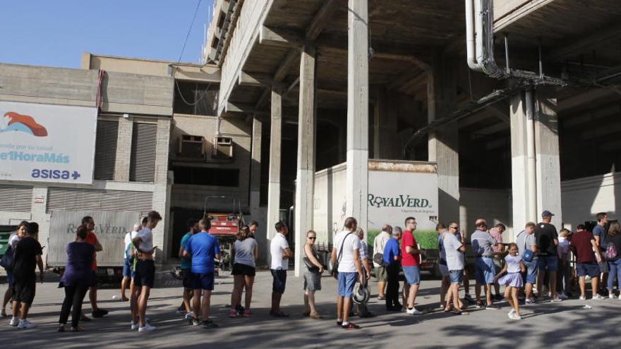 Ayer había colas en las taquillas del Rico Pérez para comprar entradas para el derbi