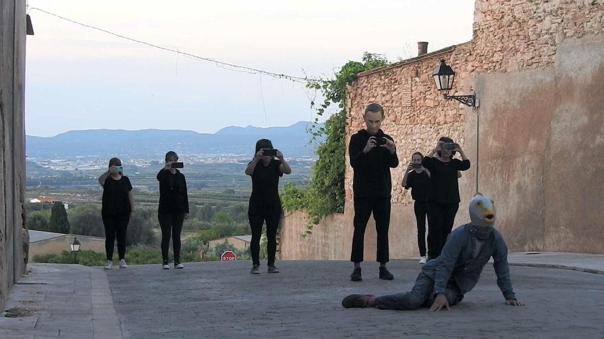 Una representación en el Festalger.