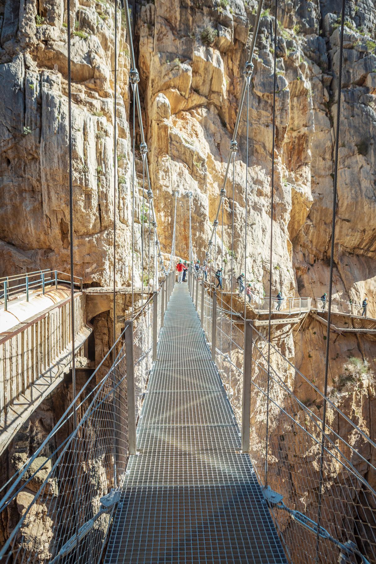 Pasarelas en la ruta del Caminito del Rey