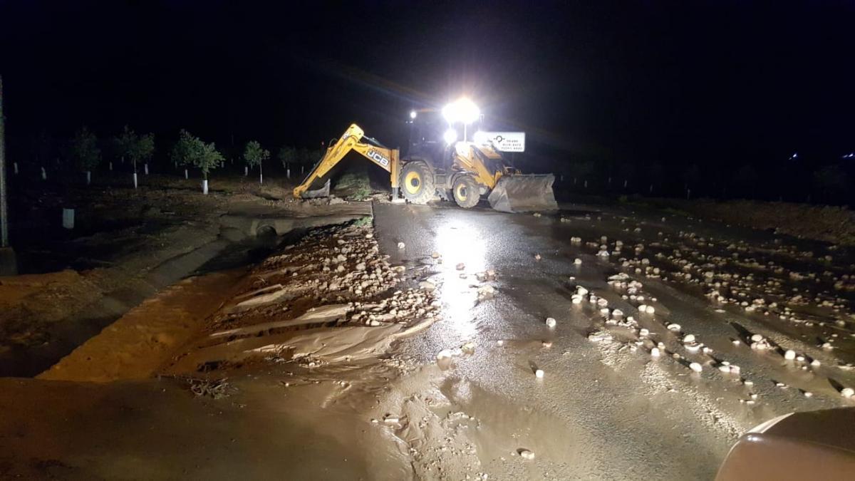 Varias vías afectadas en Villa del Río por las lluvias