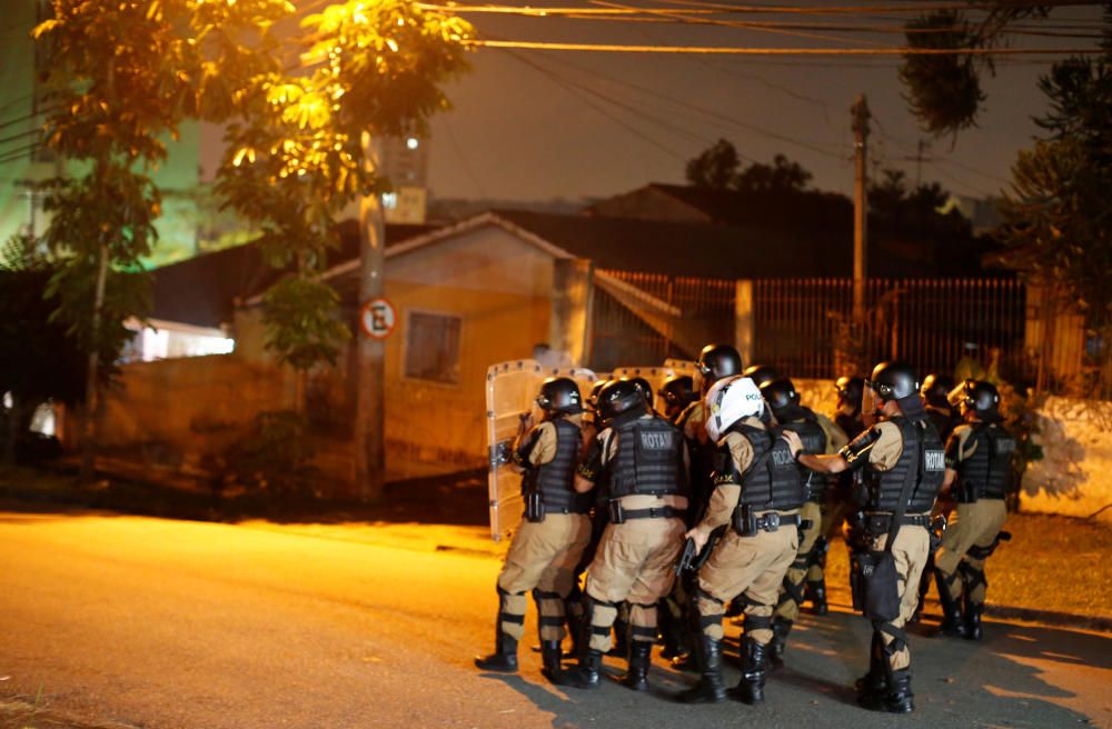 Disturbios en Brasil tras el ingreso en prisión de