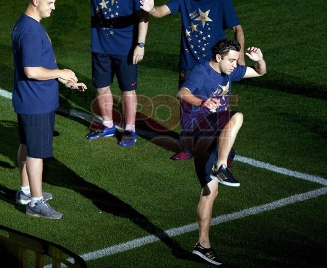 El Camp Nou acogió la fiesta de la Liga