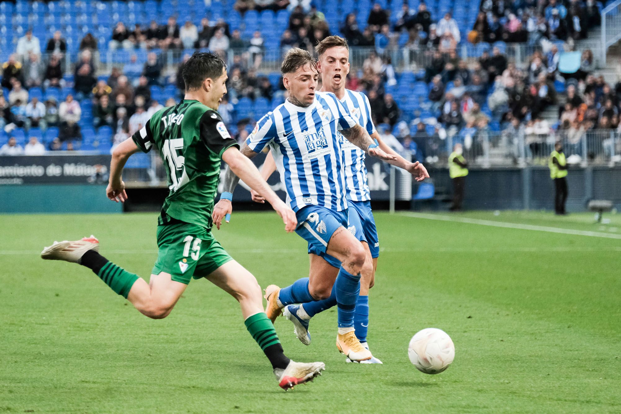 Las imágenes del Málaga CF - SD Éibar en La Rosaleda