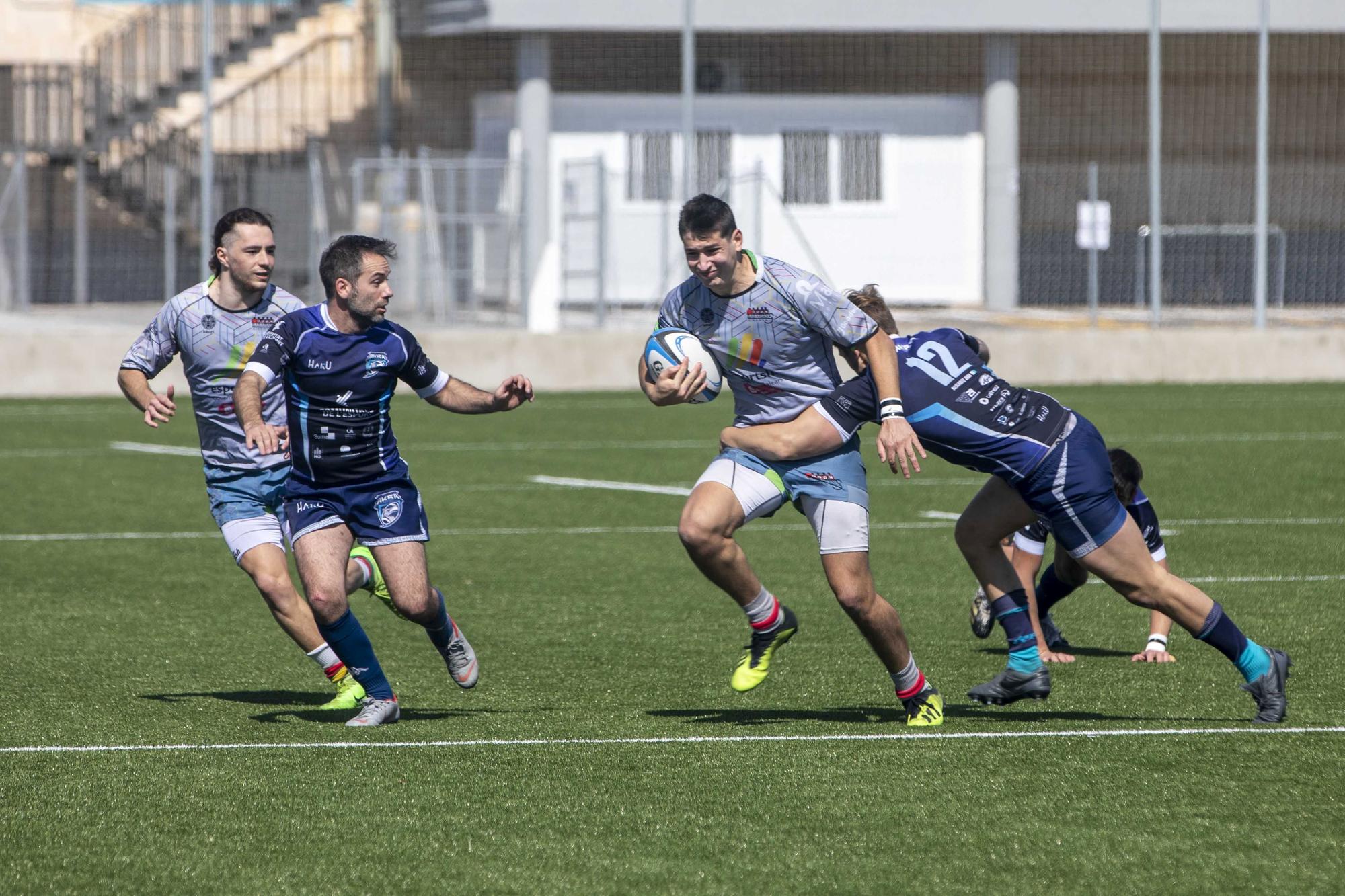 Primer partido de rugby nacional en el Germans Escalas