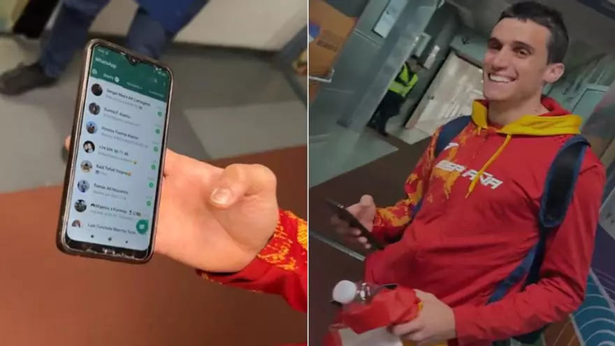 ¡Así 'revienta' el Whatsapp de Mariano García tras proclamarse campeón del mundo en Belgrado!