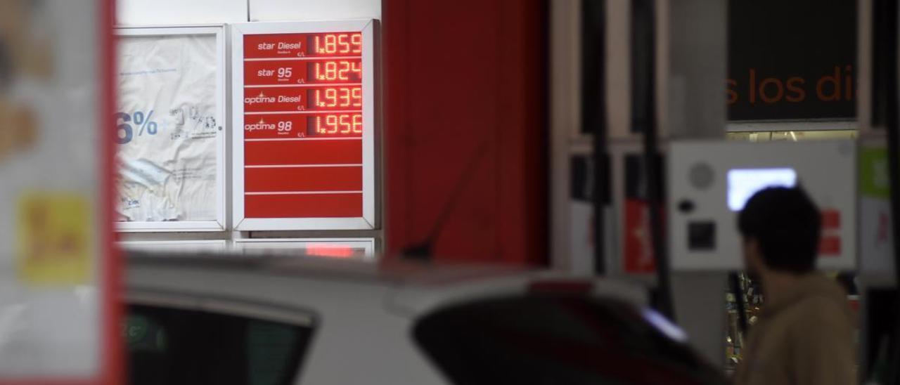 Subida en los precios de la gasolina, en Murcia.