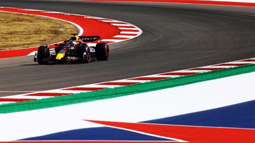 Max Verstappen, al circuito d’Austin