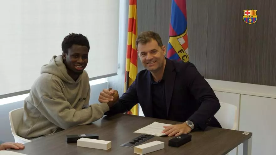 Landry Farre renueva con el FC Barcelona por tres temporadas