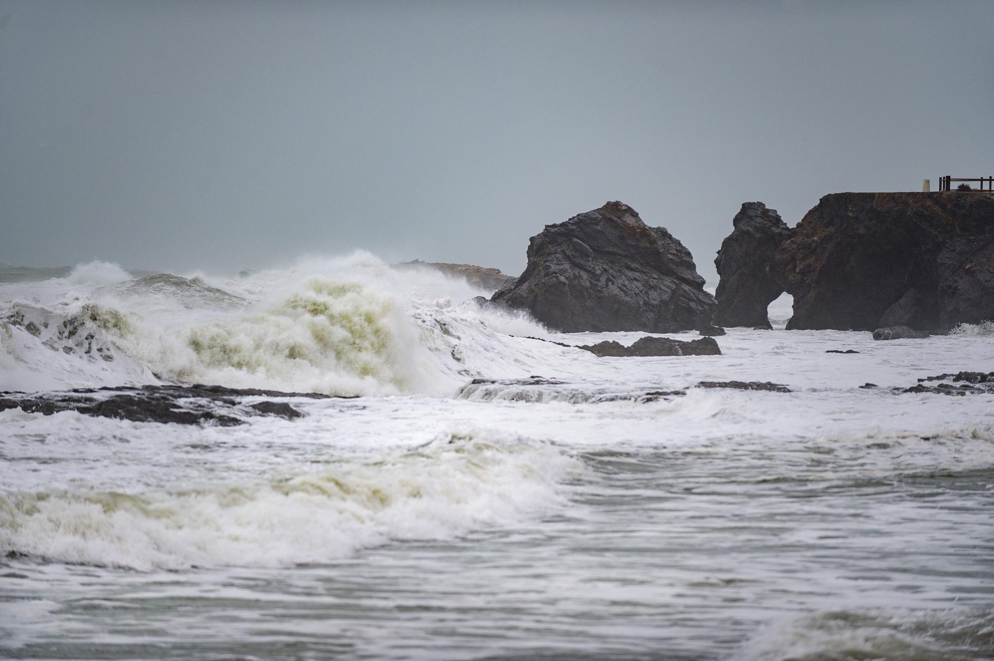 Así ha sido el temporal en Cabo de Palos y La Manga