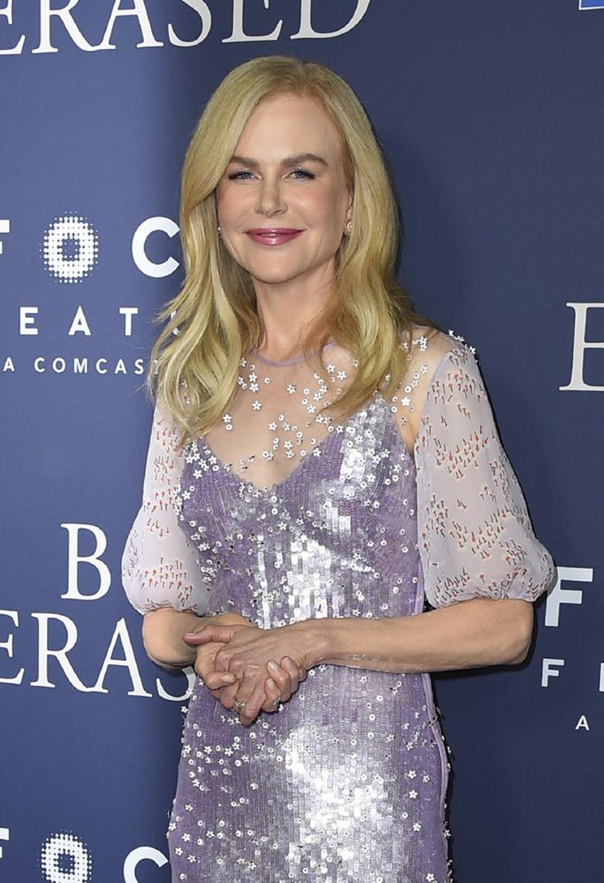 Nicole Kidman con un look brillante