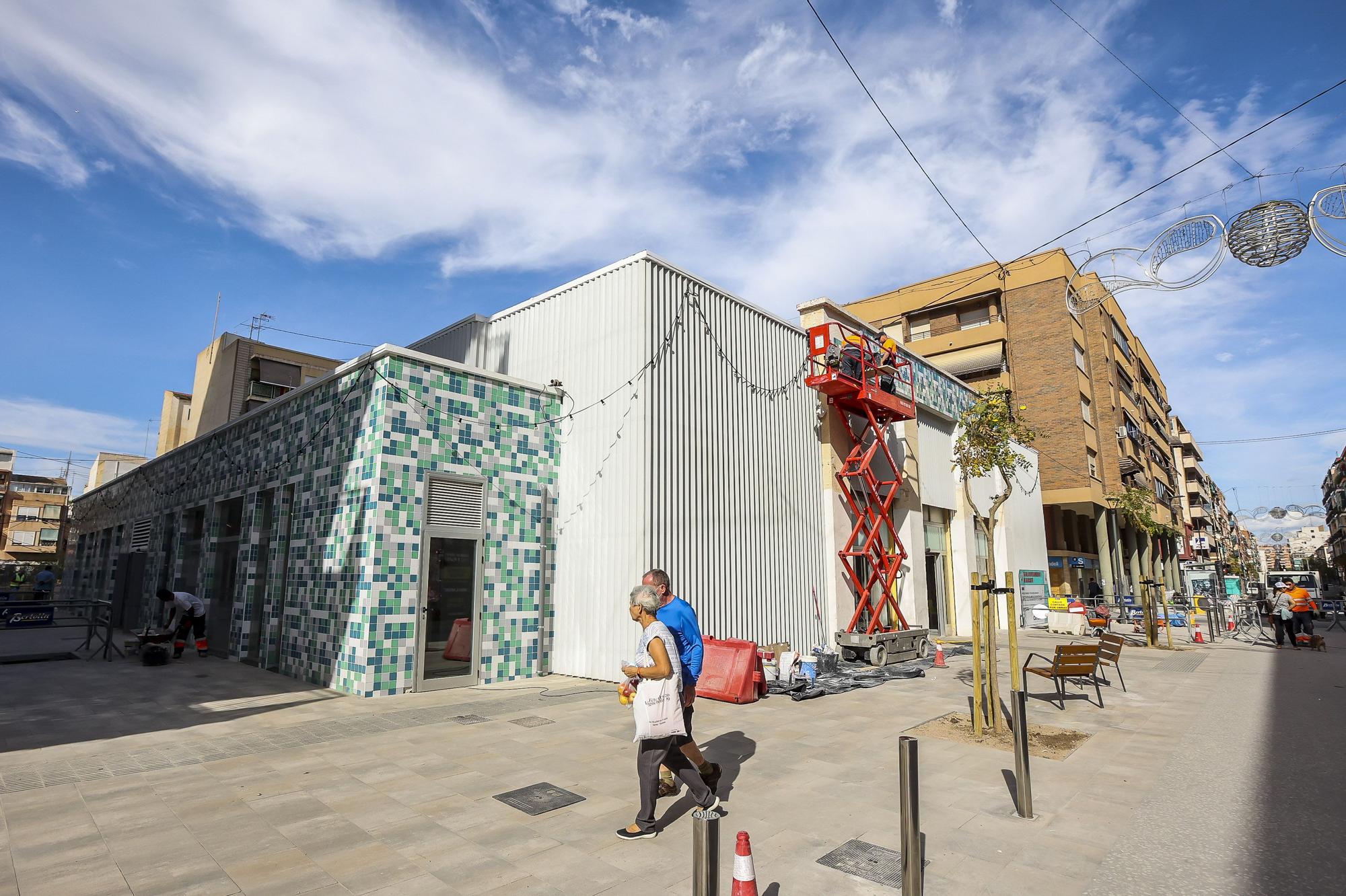 Obras de la calle San Mateo en Carolinas