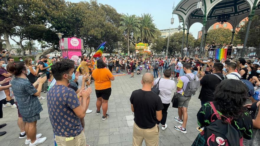 Manifestación en el parque de San Telmo contra la LGTBIfobia (12/07/2021)