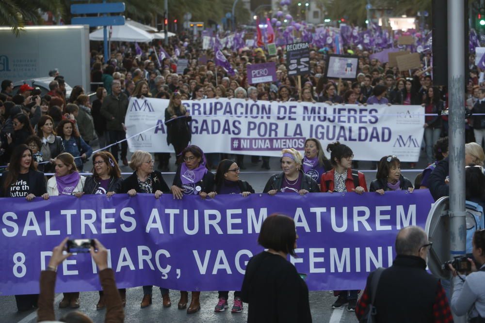 Manifestación del 8M en Alicante