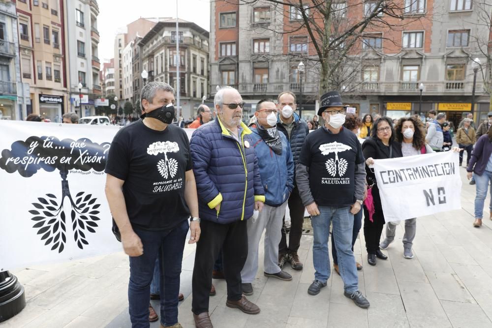 Protestas de estudiantes en Gijón