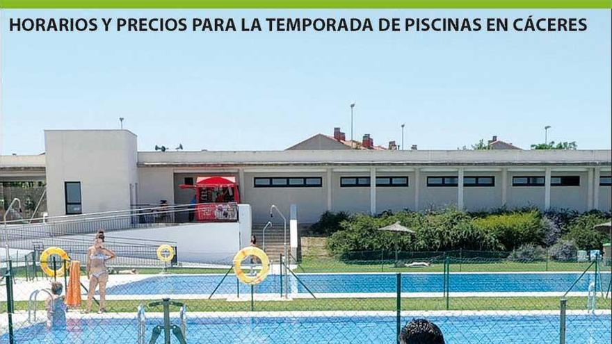 La temporada de piscinas en Cáceres arranca el día 17 de junio