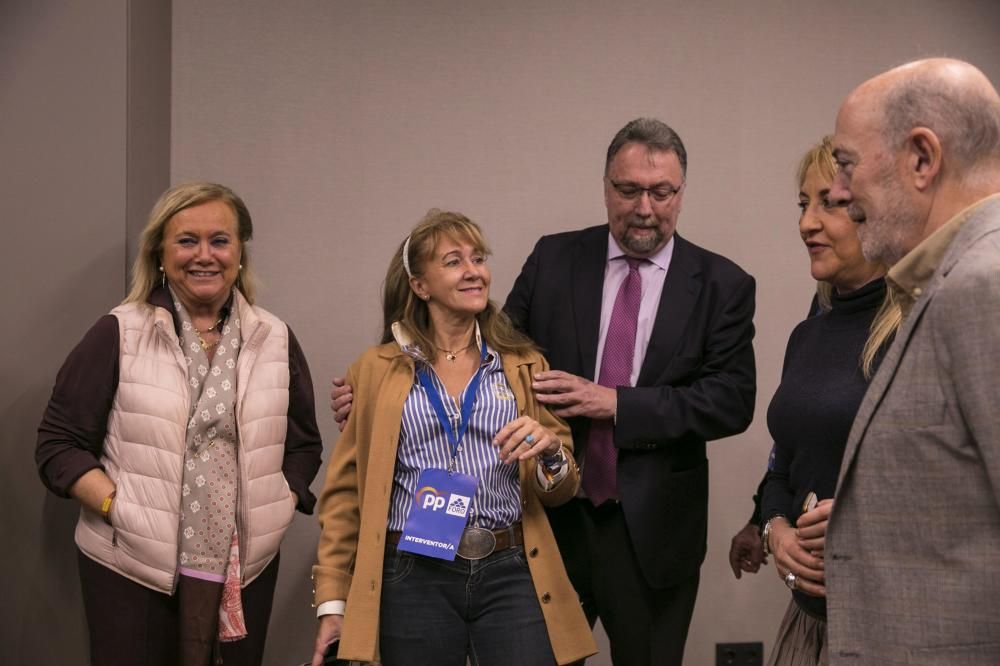 Noche electoral del PP en Asturias.