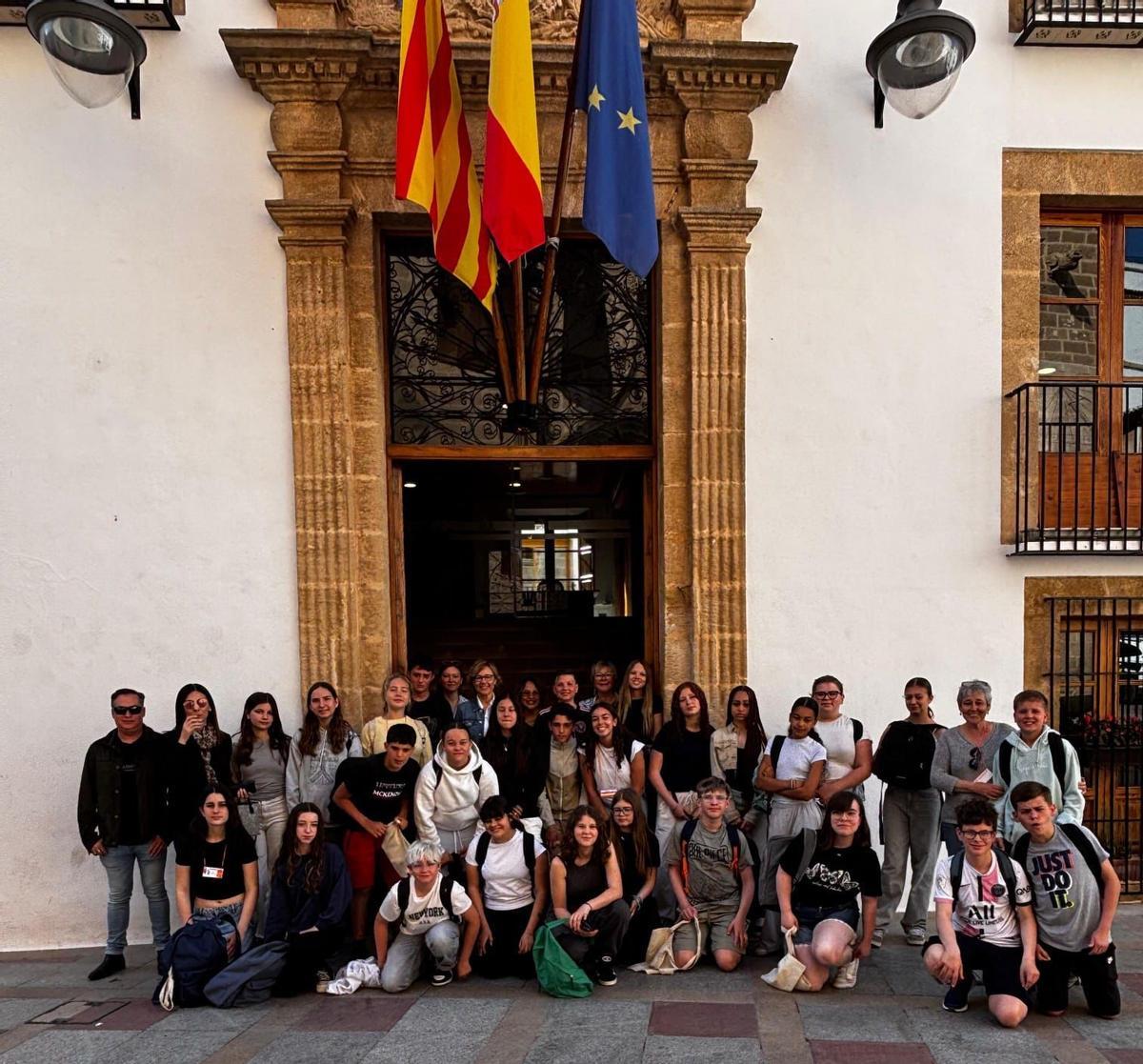 La visita a l'Ajuntament de Xàbia