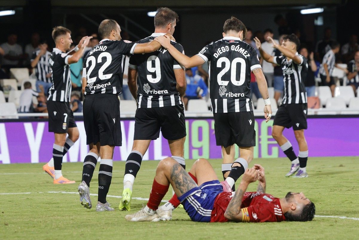 La victoria del FC Cartagena sobre el Tarazona, en imágenes