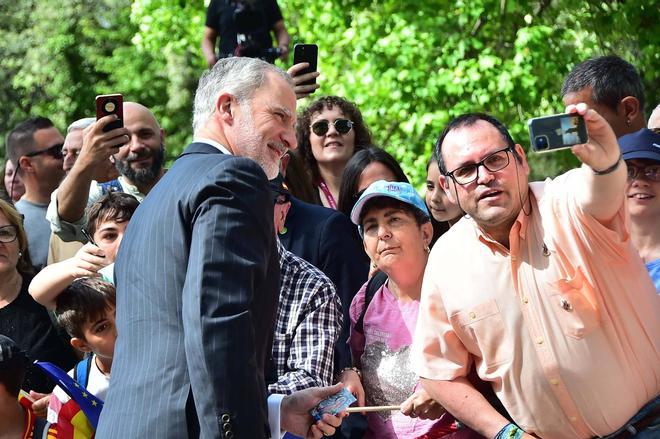 Fotogalería | La llegada del Rey de España, Felipe VI, al Monasterio de Yuste, en imágenes