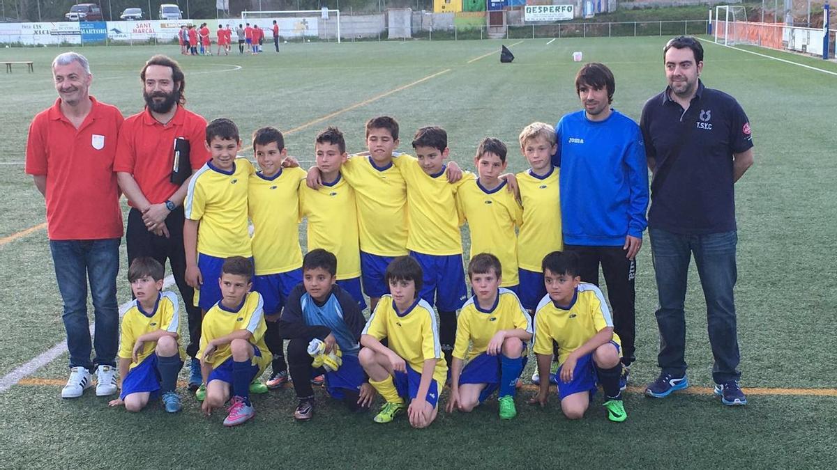 La selecció gironina del 2016 amb Cubarsí el quart de dalt