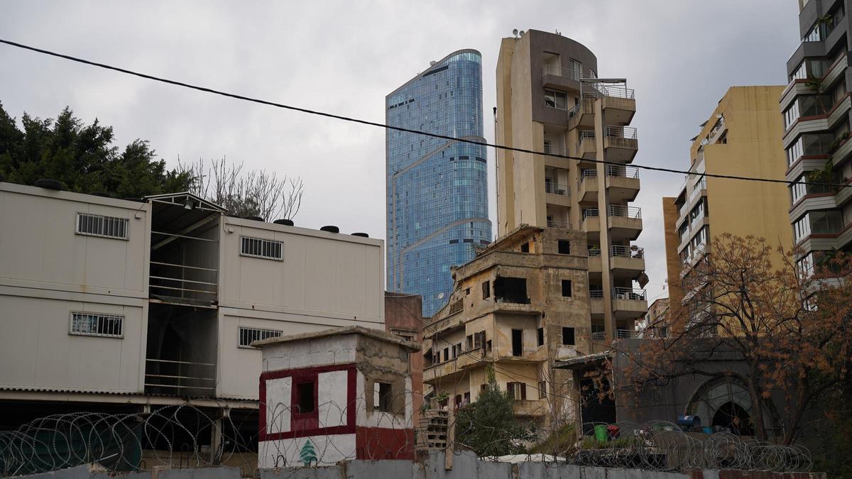 Las huellas de la guerra cuando se cumplen 50 años de guerra civil libanesa.