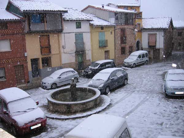 Primera nevada en Extremadura