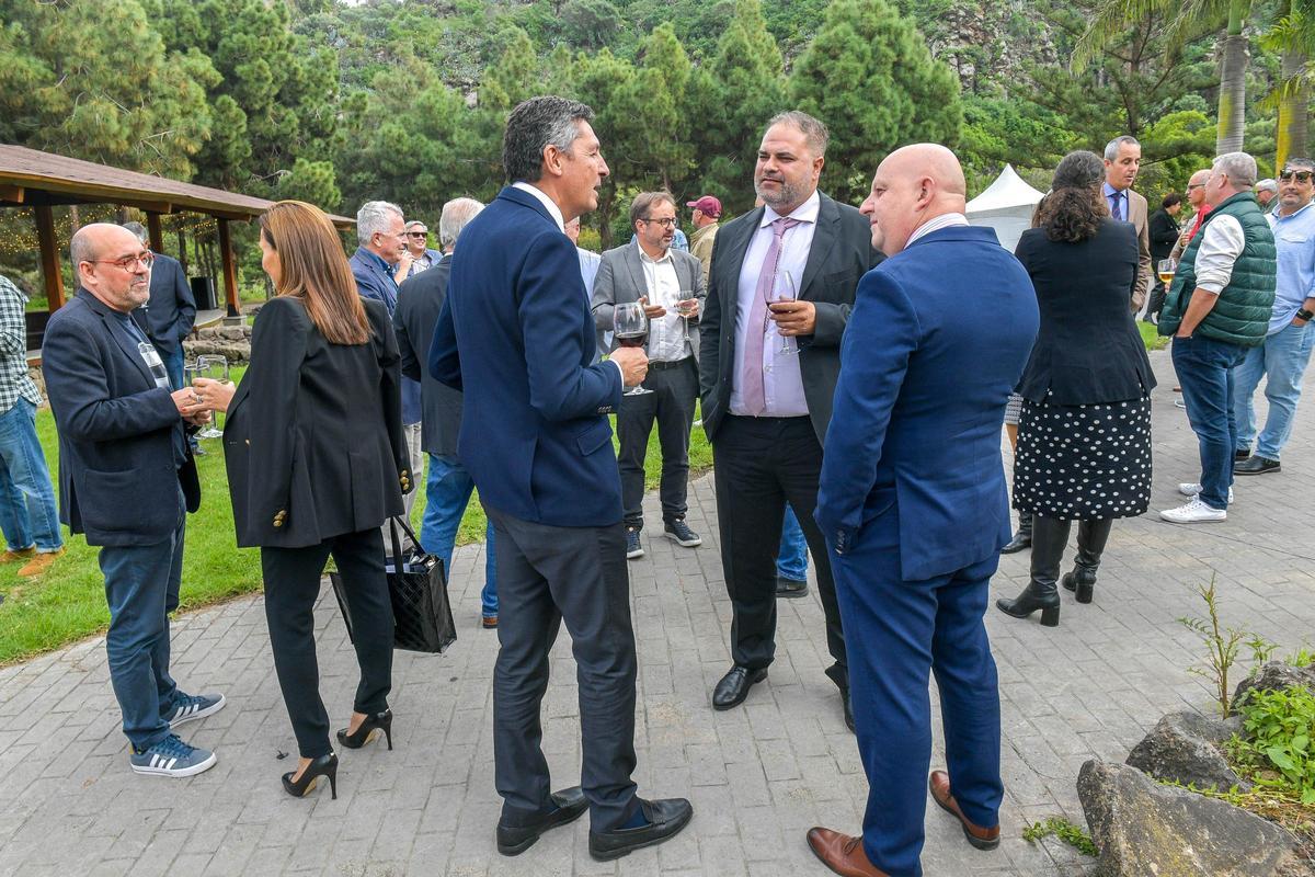 Brindis del presidente del Cabildo en el Jardín Canario
