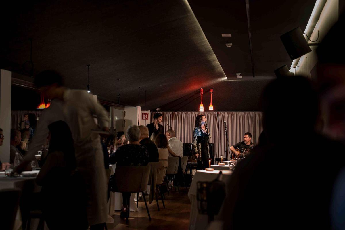 Actuación en el Blue Jazz Club.