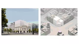 El gobierno de Collboni tramita una gran ampliación del Comèdia para que aloje el museo Carmen Thyssen