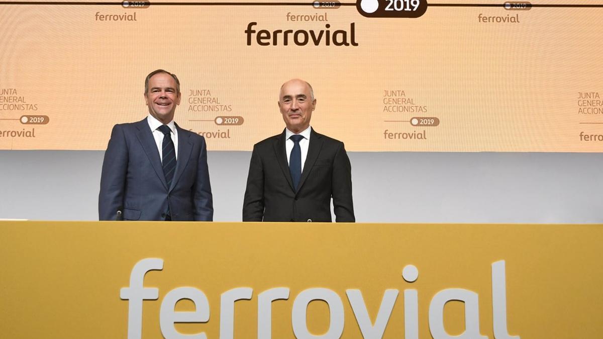 Inigo Meiras y Rafael del Pino, de Ferrovial.