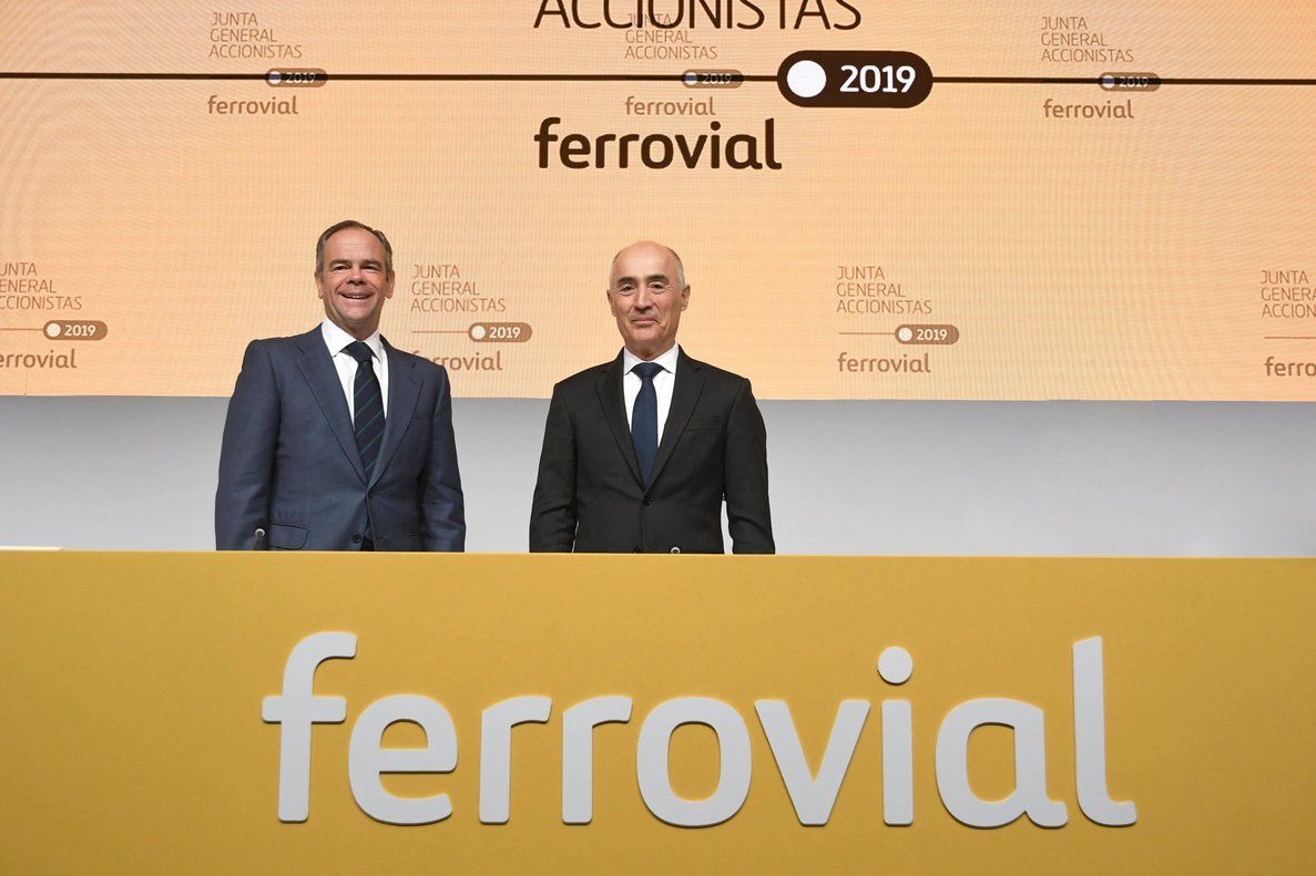 Inigo Meiras y Rafael del Pino, de Ferrovial.