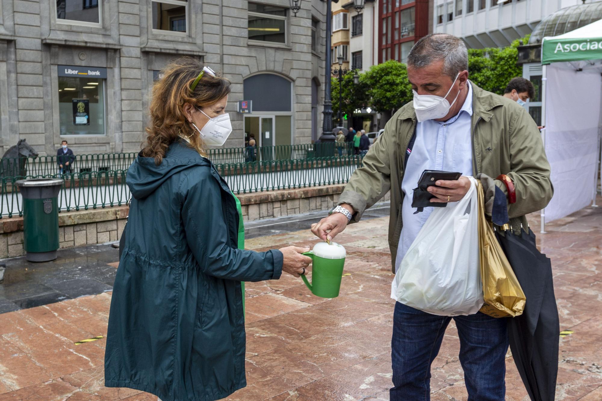 La lucha contra el cáncer en las calles de Oviedo