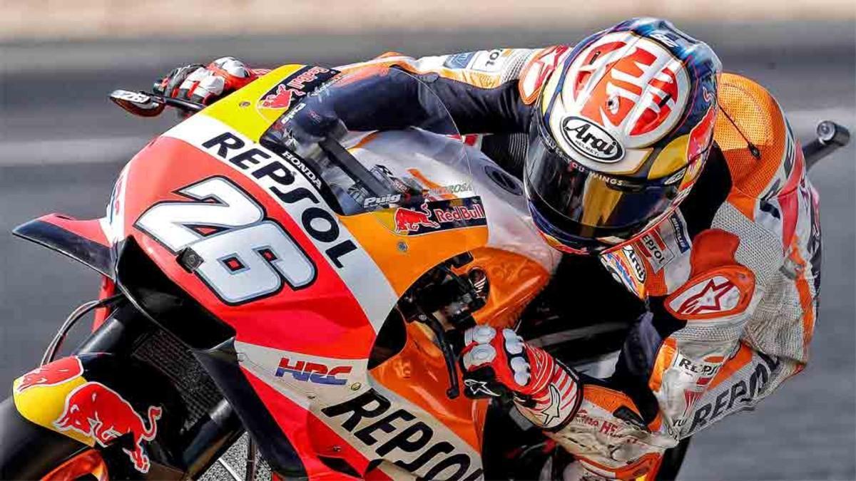 Dani Pedrosa, sobre su Honda