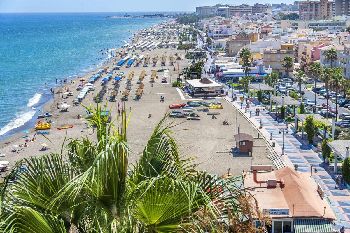 Playas de Torremolinos.