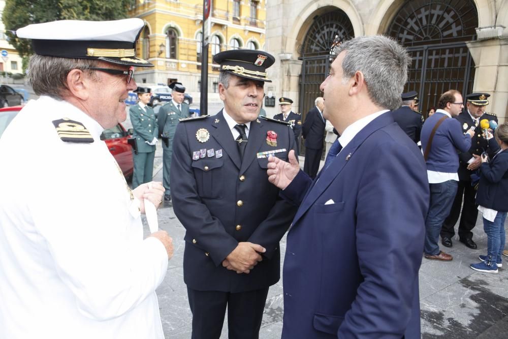 Celebración de la fiesta Policía Nacional en Gijón