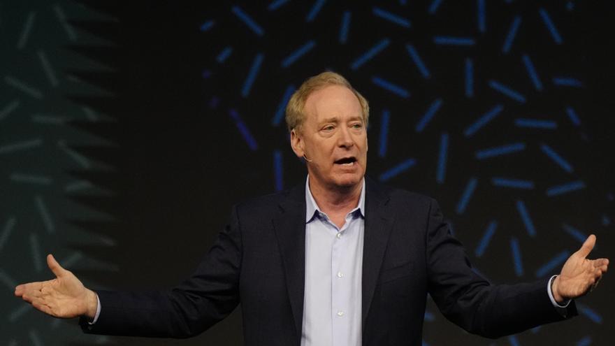 El presidente de Microsoft, Brad Smith, en una fotografía de archivo.