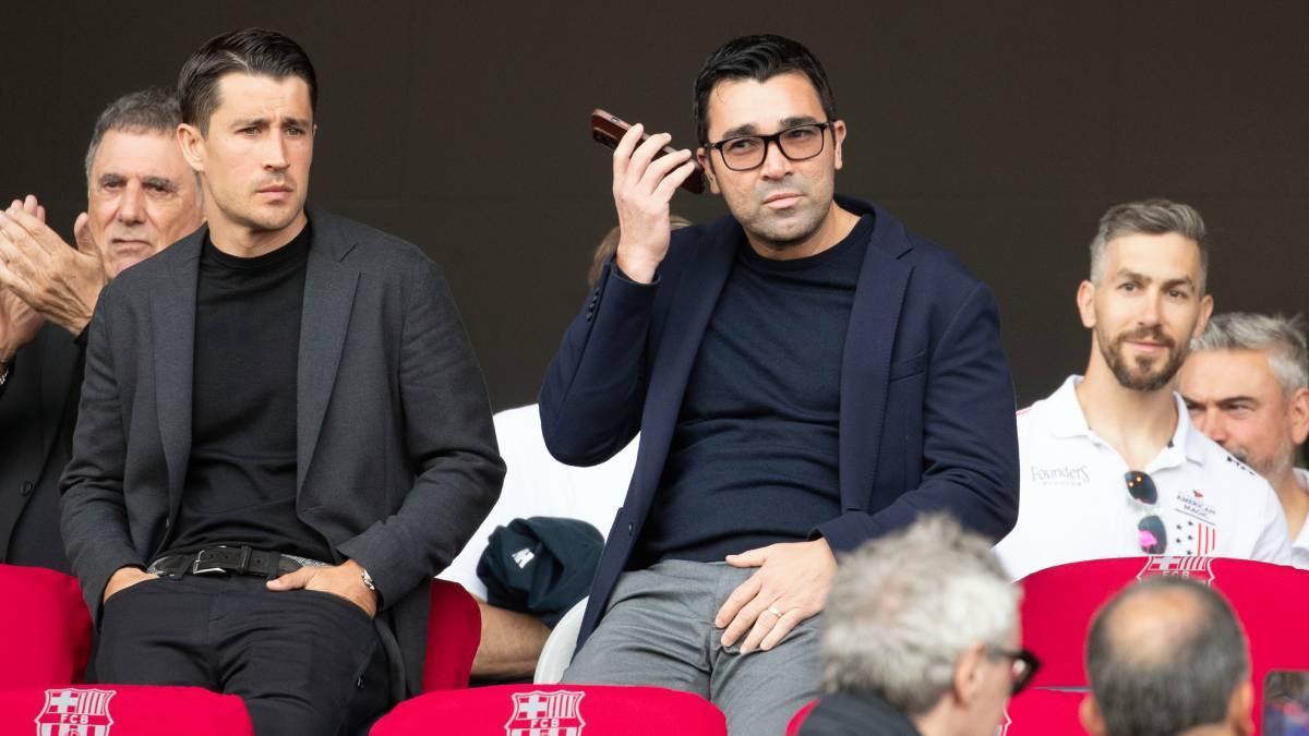 Bojan y Deco, en una imagen de archivo