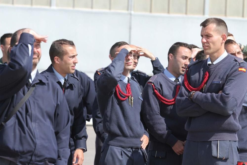 Presentación de la nueva temporada de las patrullas acrobáticas del Ejército del Aire en San Javier