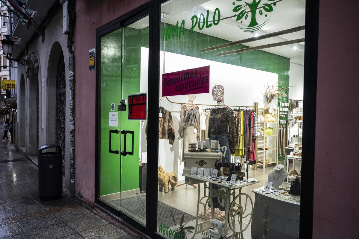 Tienda de Inma Polo, que cierra.