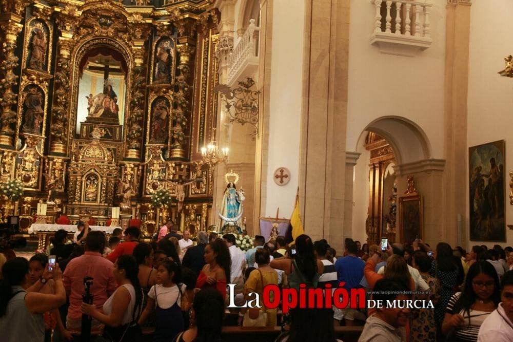 Procesión de la Virgen del Cisne en Lorca