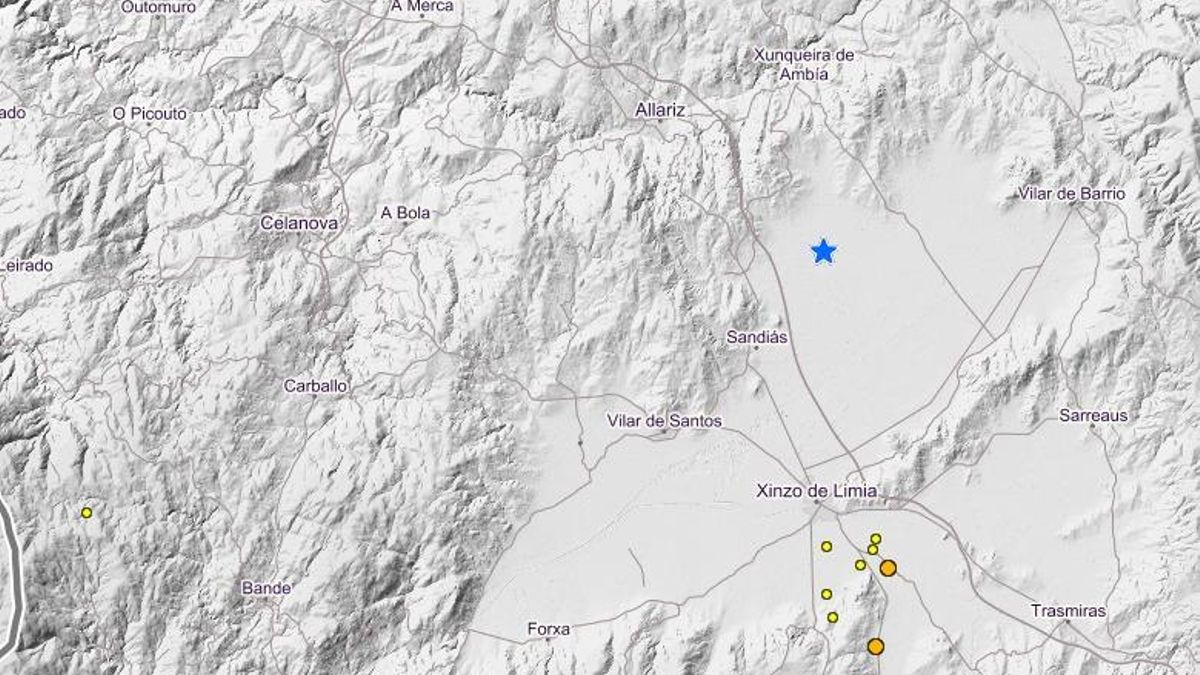 El último temblor se registró esta tarde en Sandiás