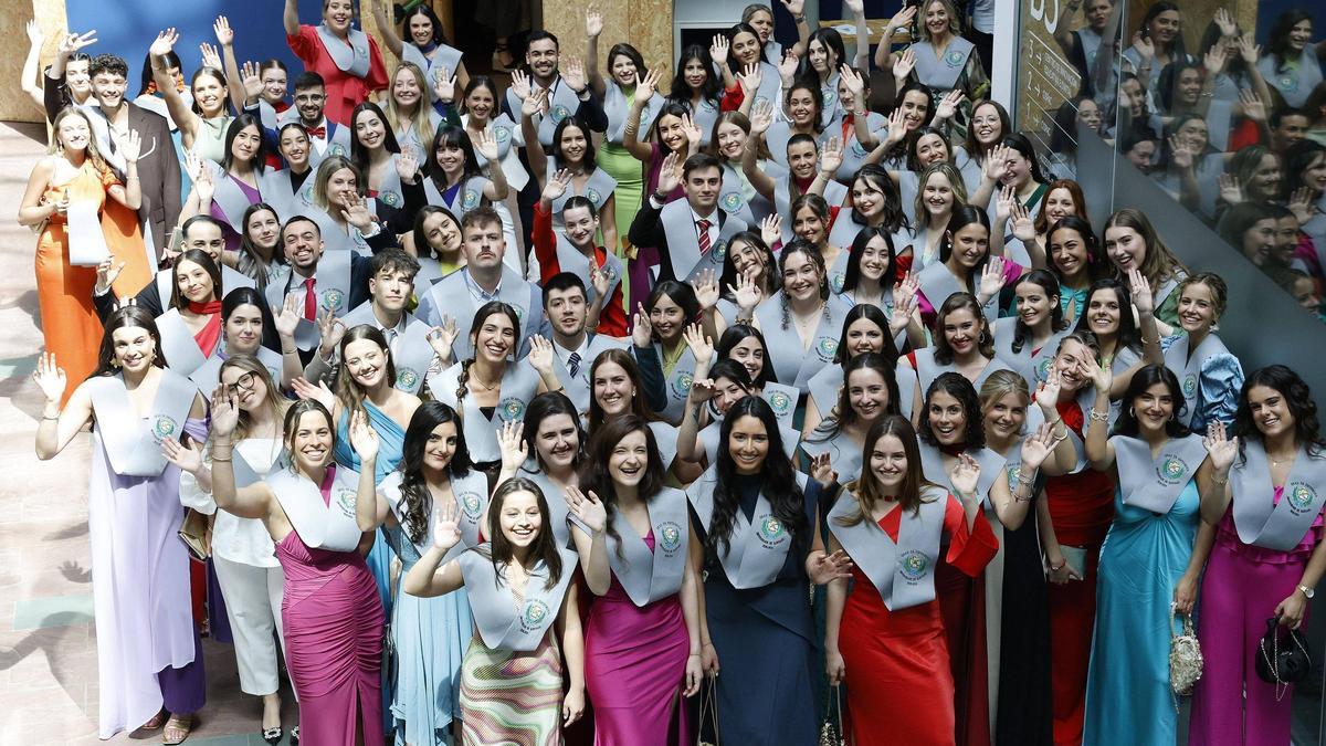 Graduación del grado en Enfermería 2020-2024 de la USC