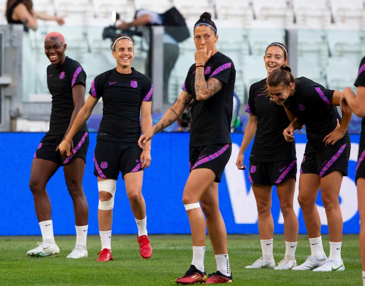 Las mejores imágenes del último entreno antes de la final de la Champions League