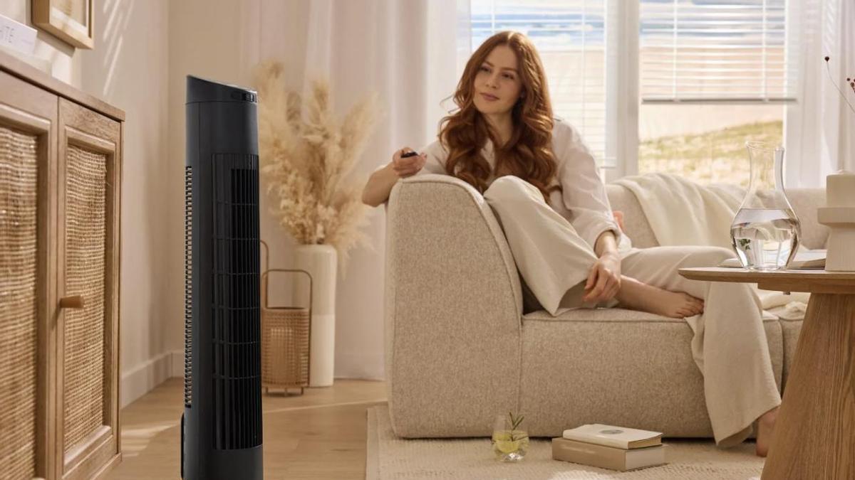 Mañana se esperan colas kilométricas en Lidl para conseguir el ventilador de torre con brisa fresca para los días de calor