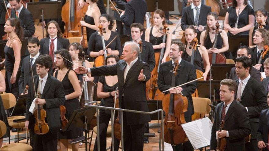 Barenboim, con la West-Eastern Diwan.