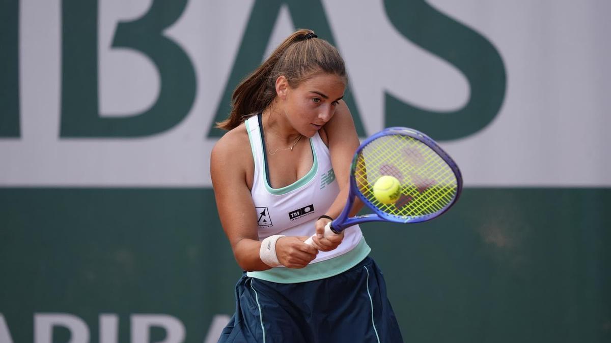 Charo Esquiva, en Roland Garros