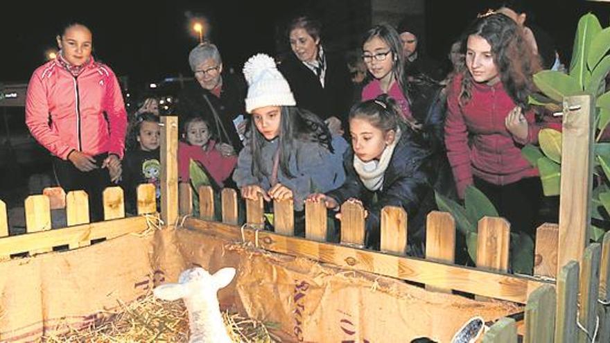 Belén viviente de San José Obrero, luz y fantasía